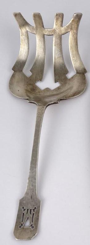 Sterling Silver Asparagus Serving Fork Arts and (1 of 3)