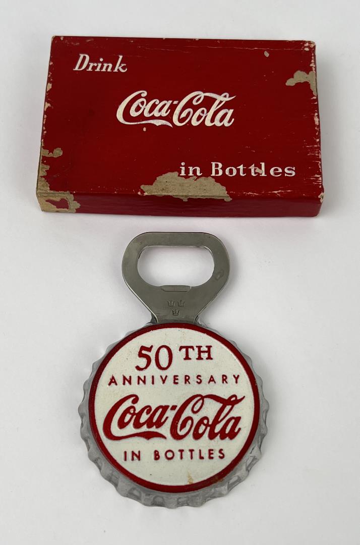 Coca Cola 50th Anniversary Bottle Opener (1 of 4)