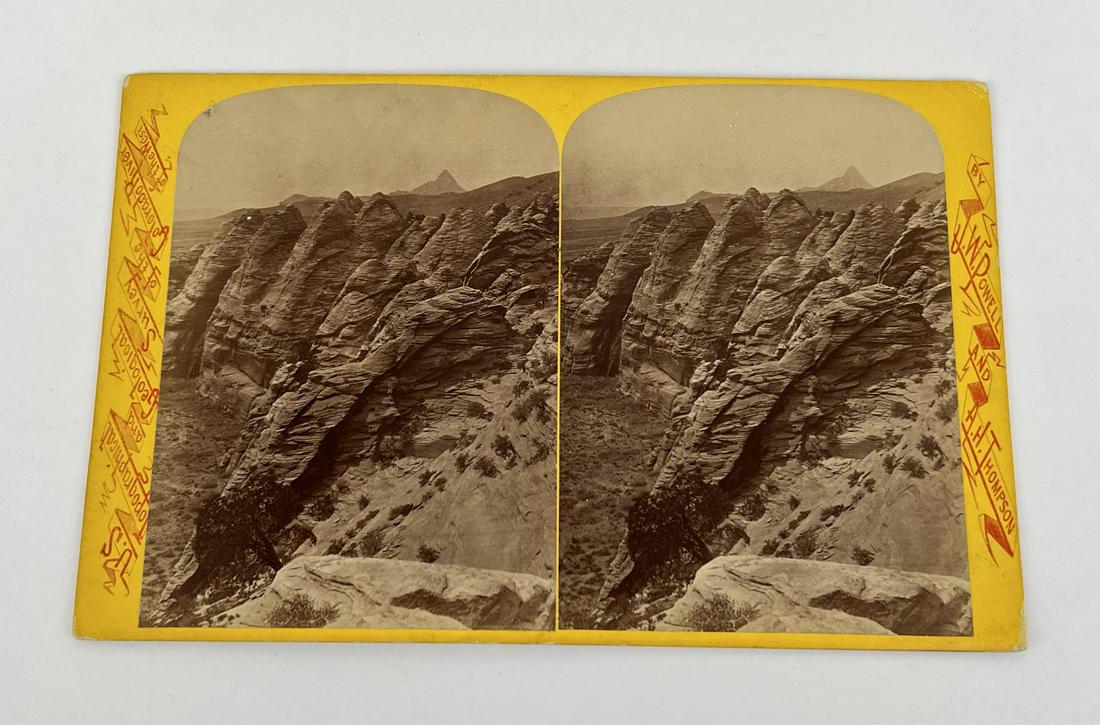 JW Powell Survey Stereoview Arizona: Grand Canyon Series.