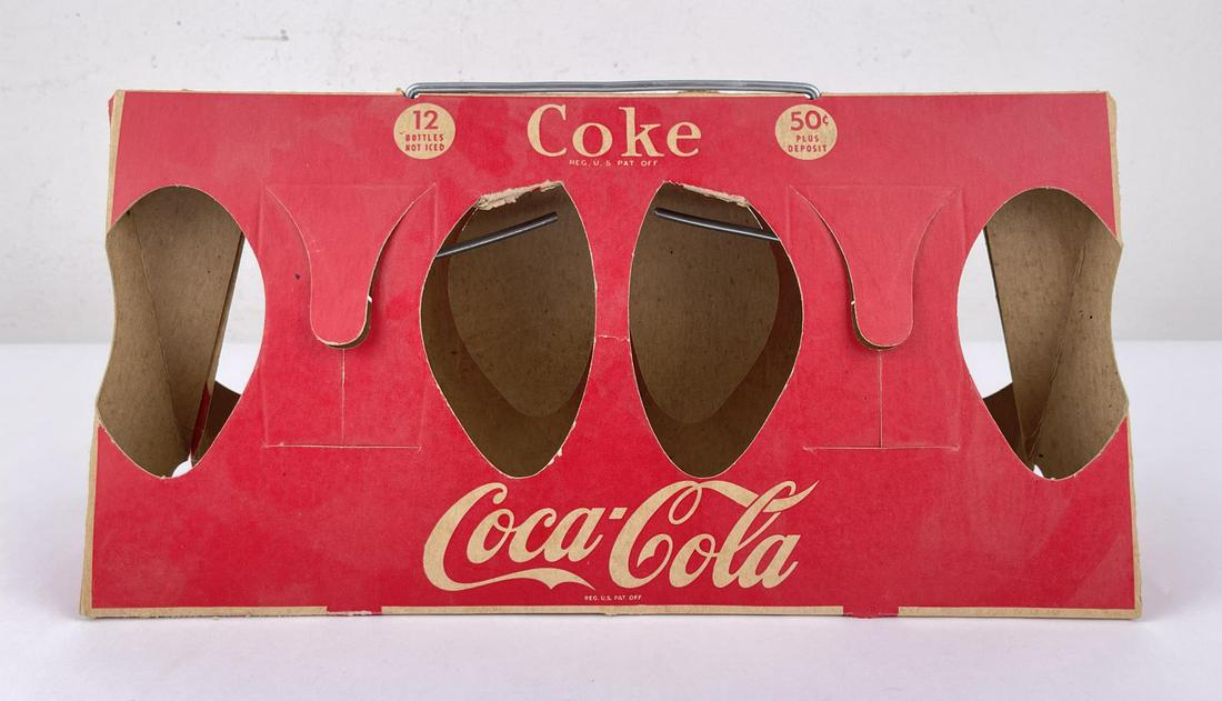Coca Cola 12 Bottle Paper Bottle Carrier: Nice example.