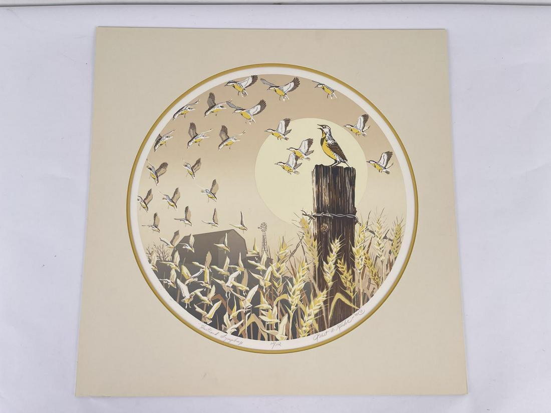 Robert A Kercher Serigraph Silkscreen Print (1 of 6)