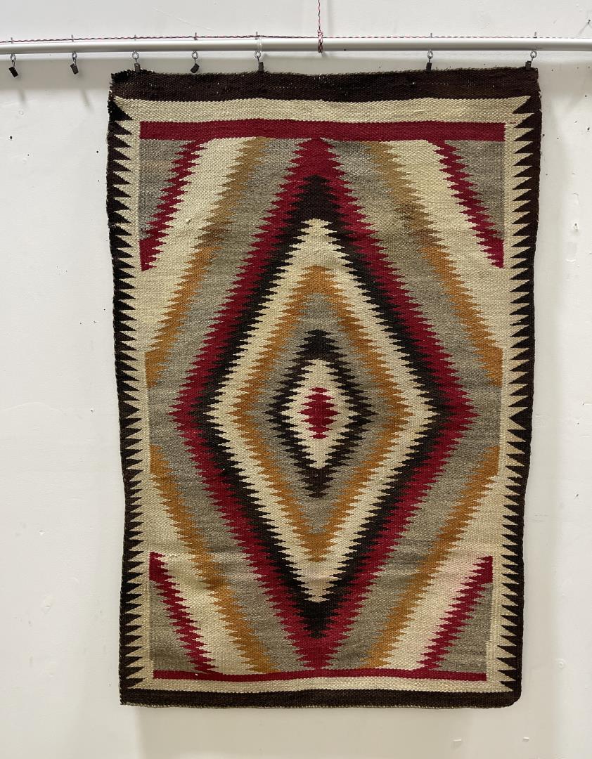 Large Navajo Indian Ganado Rug Blanket Dazzler (1 of 11)
