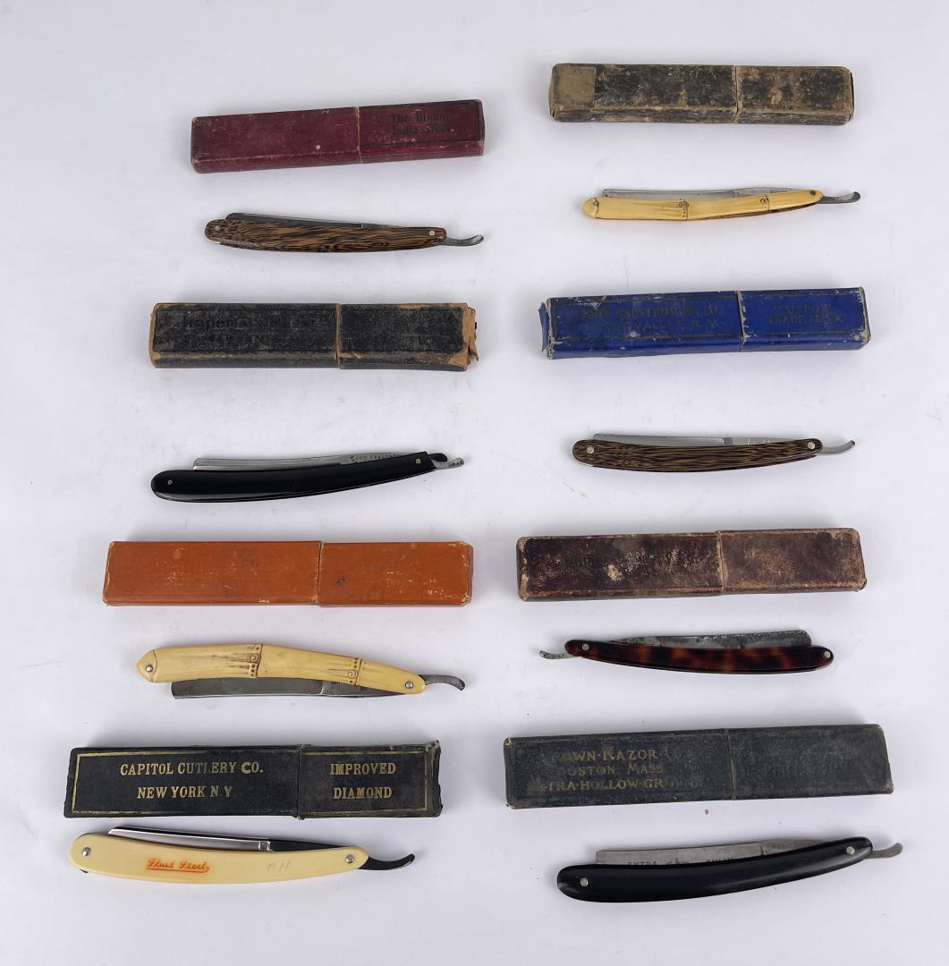 Collection of Antique Straight Razors (1 of 4)