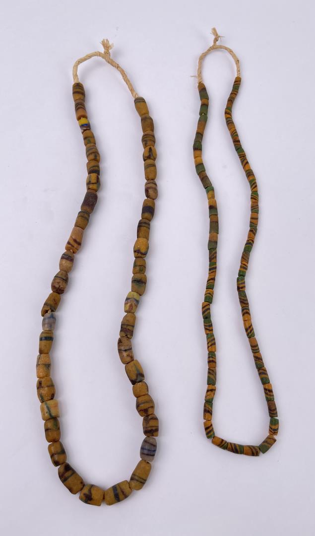 Antique Native American Indian Glass Trade Beads: Nice old sets of beads.