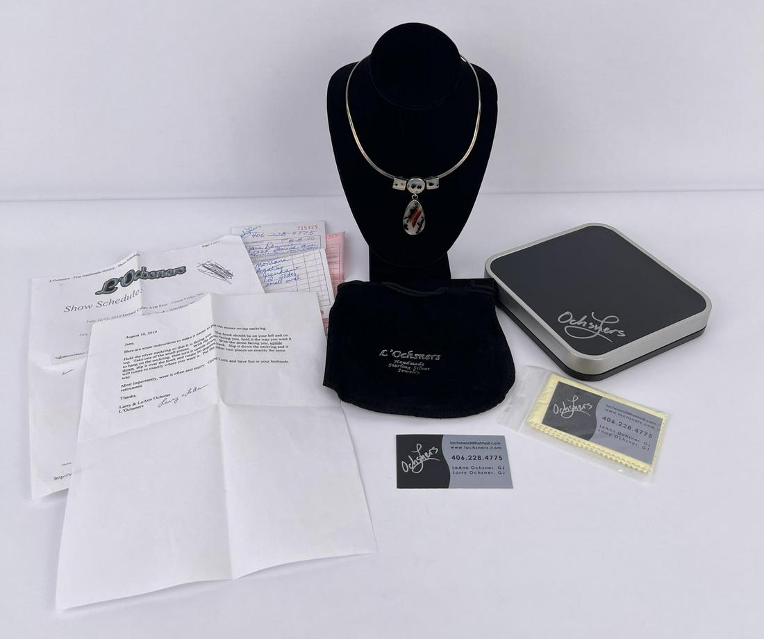 L'Ochsners Montana Sterling Agate Necklace (1 of 11)