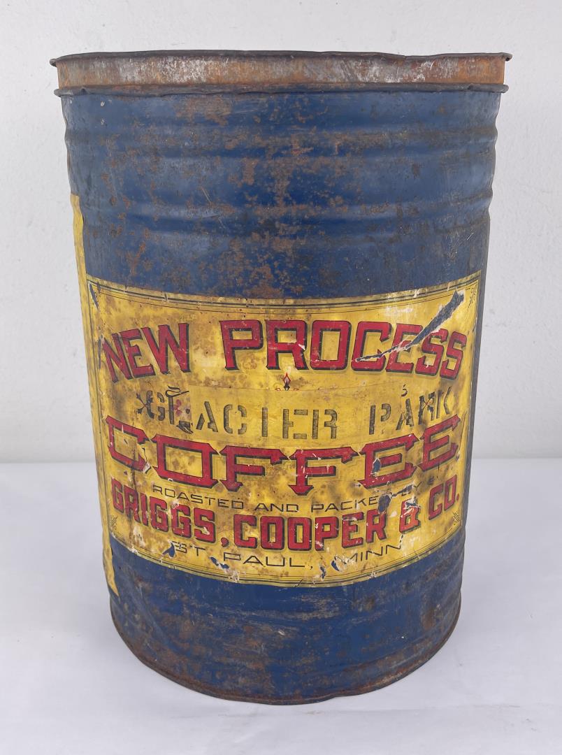 Glacier Park Hotel Company Montana Coffee Can (1 of 6)