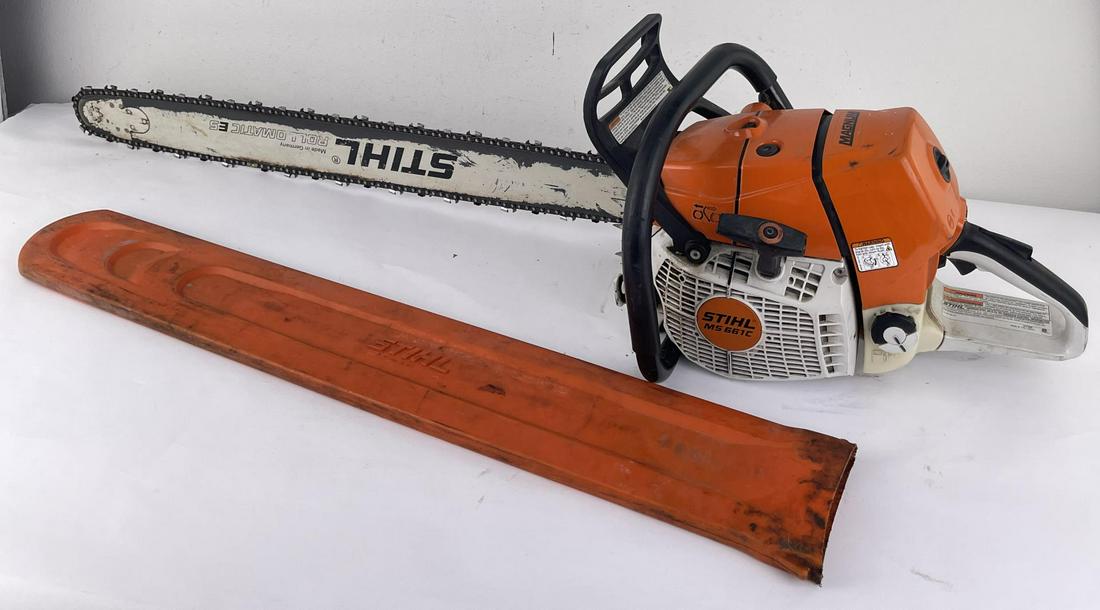 Stihl MS 661C Chainsaw: Good Compression. Nice saw.