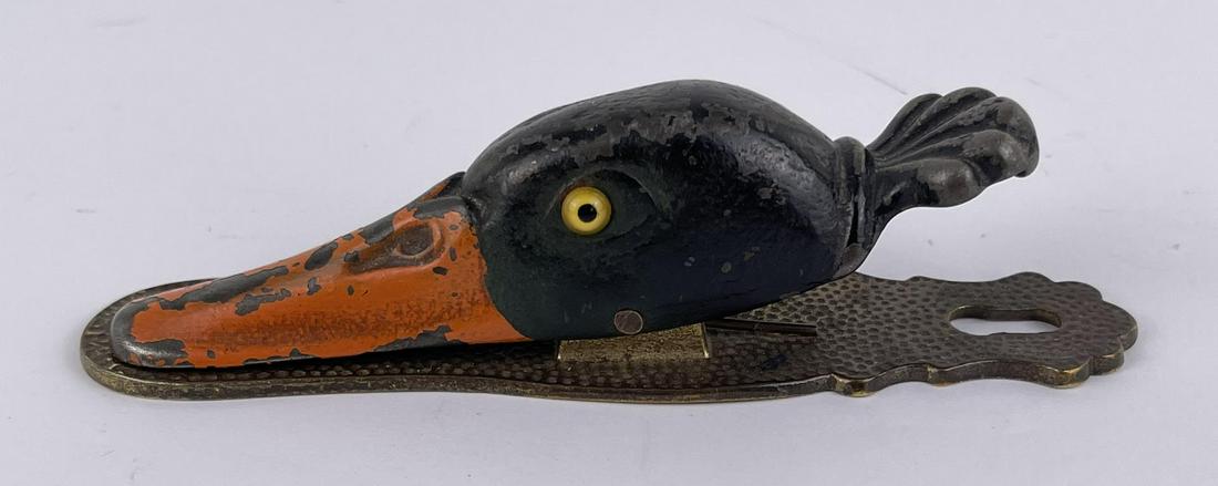 Judd Cast Iron Duck Head Paper Clip (1 of 5)