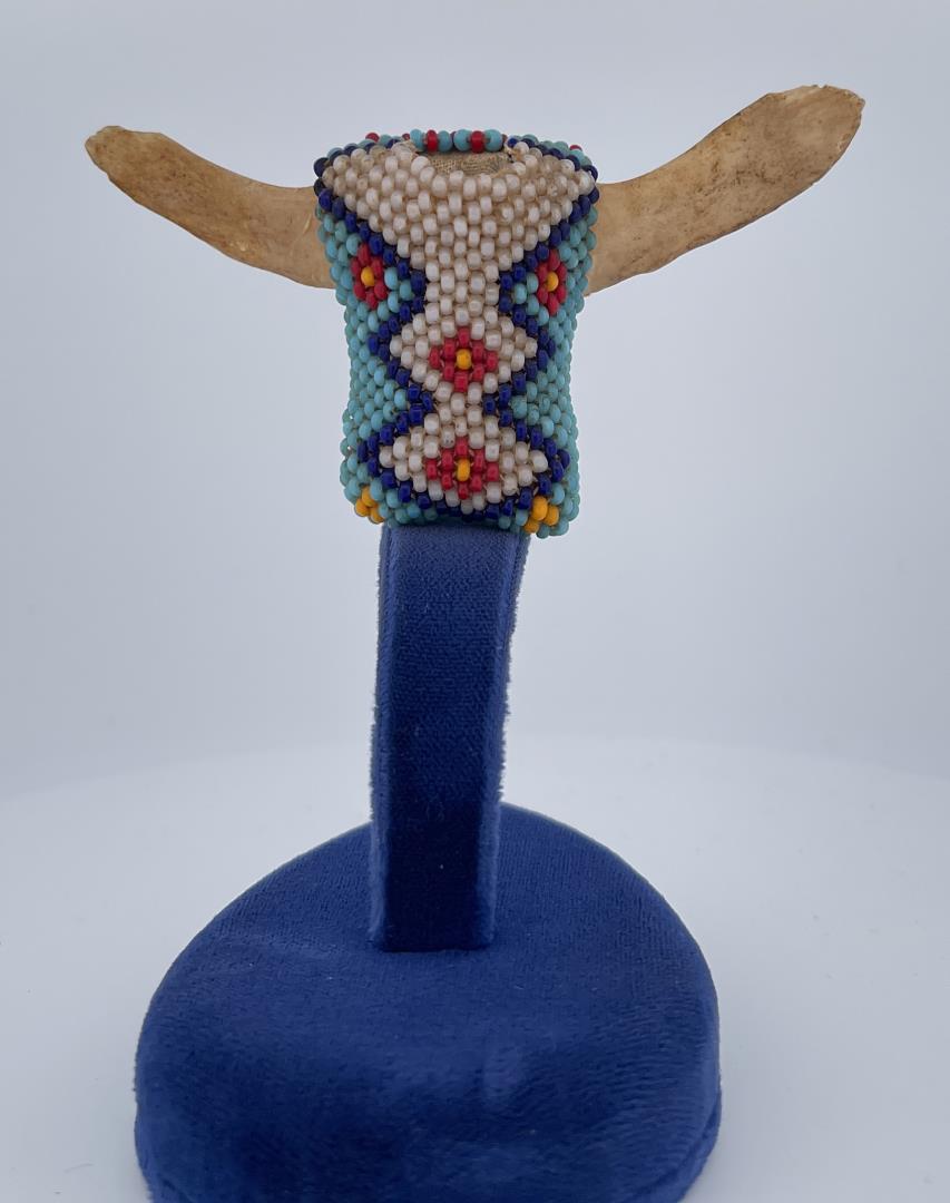 Native American Indian Buffalo Head Bolo Tie (1 of 5)