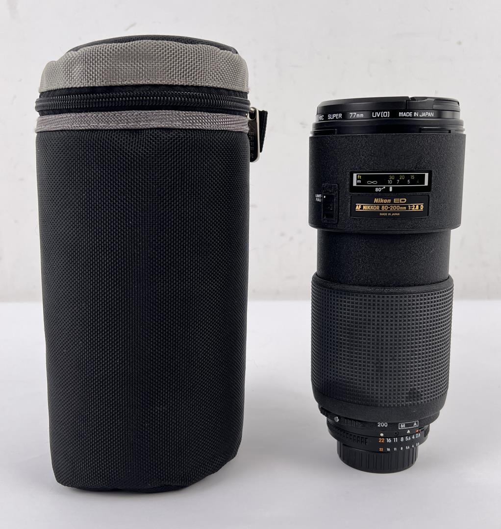 Nikon ED AF Nikkor 80-200mm 2.8D Camera Lens (1 of 9)