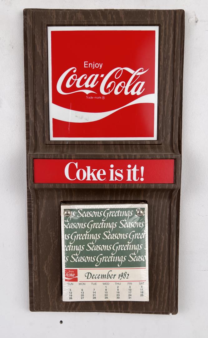 Coca Cola 1982 Calendar Sign (1 of 4)