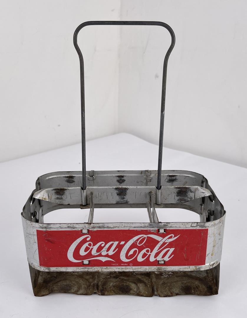 Coca Cola Metal Six Bottle Carrier: Nice carrier.
