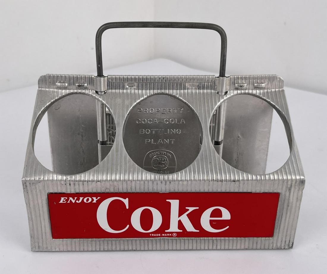 Coca Cola Metal Six Bottle Carrier: Nice carrier.