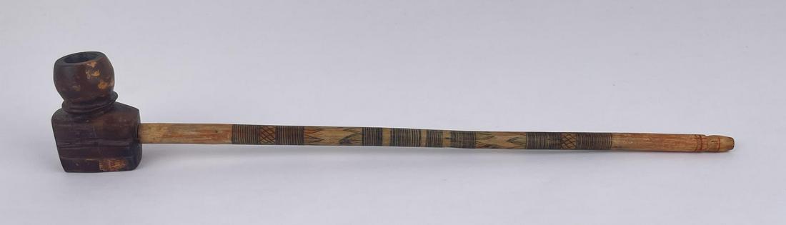 Native American Indian Wood Pipe (1 of 8)