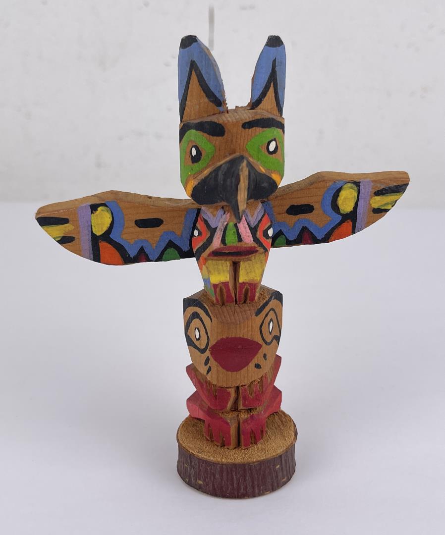 Haida Northwest Coast Indian Made Totem Pole (1 of 7)