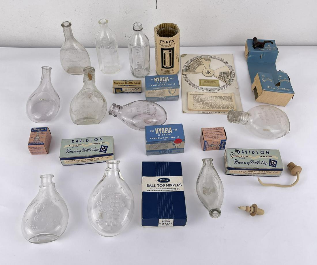 Collection of Antique Baby Nursing Ephemera: Nice grouping. Allard Auction Collection Inv: GAD