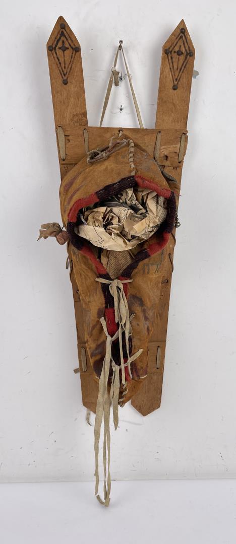Antique Plains Native American Indian Cradleboard (1 of 14)