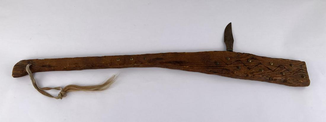 Plains Native American Indian Gunstock War Club (1 of 4)