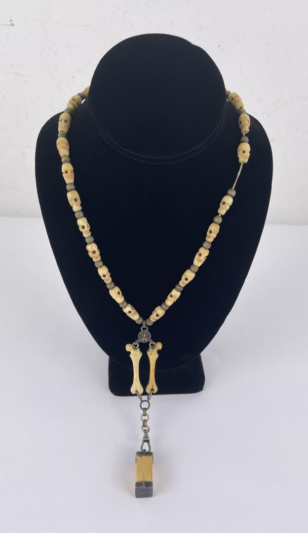 Victorian Memento Mori Pocket Watch Fob Necklace (1 of 7)