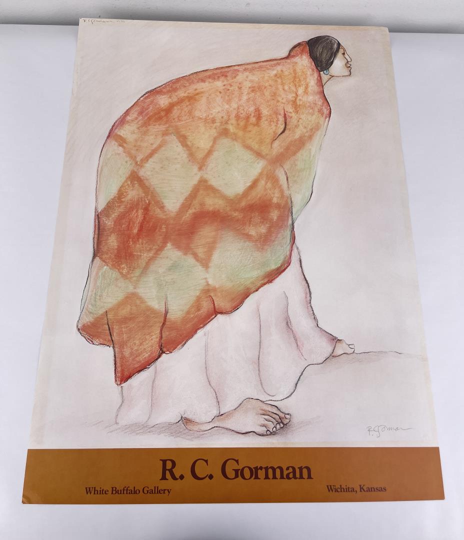 RC Gorman White Buffalo Gallery Exhibition Poster (1 of 8)