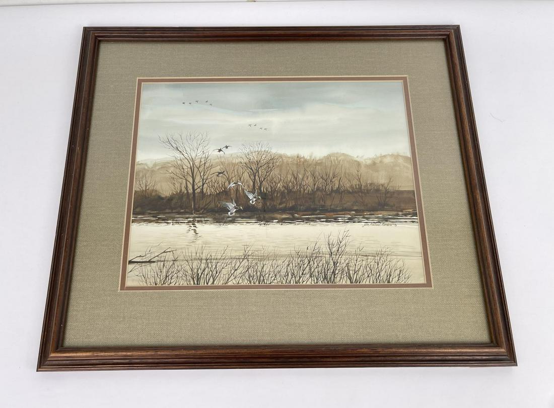 John Michael Marion Watercolor Painting Montana (1 of 3)