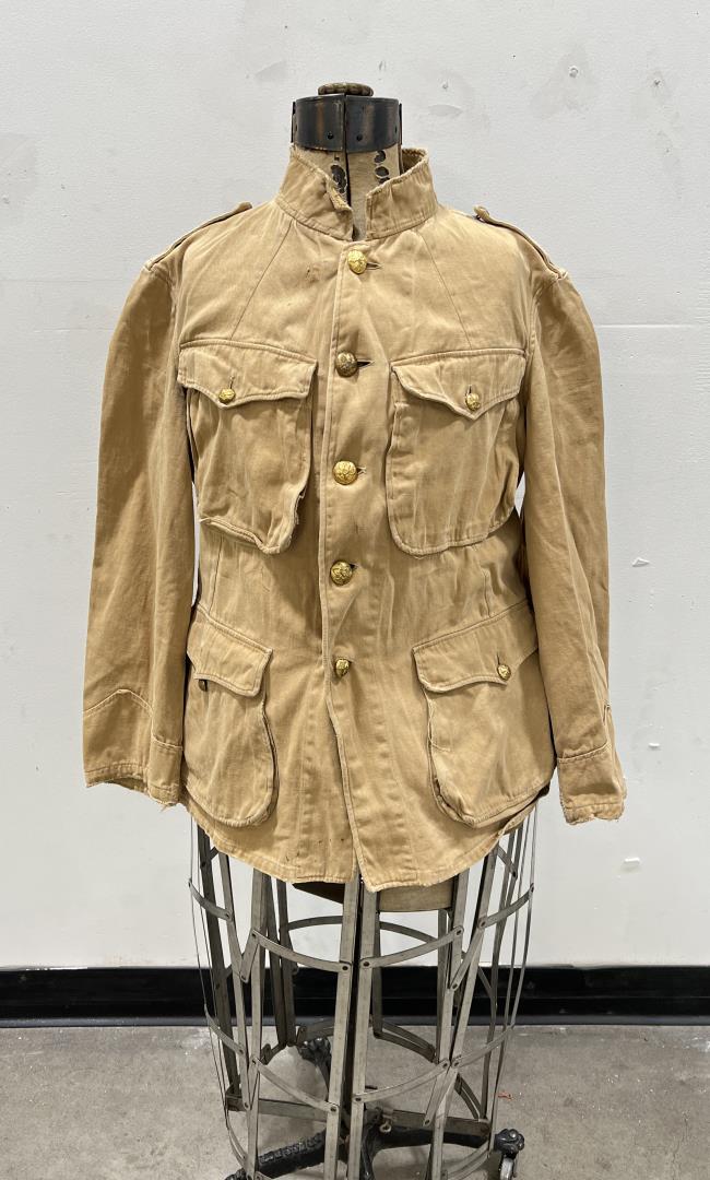 Spanish American War Khaki Uniform: Nice example. Model 1898.