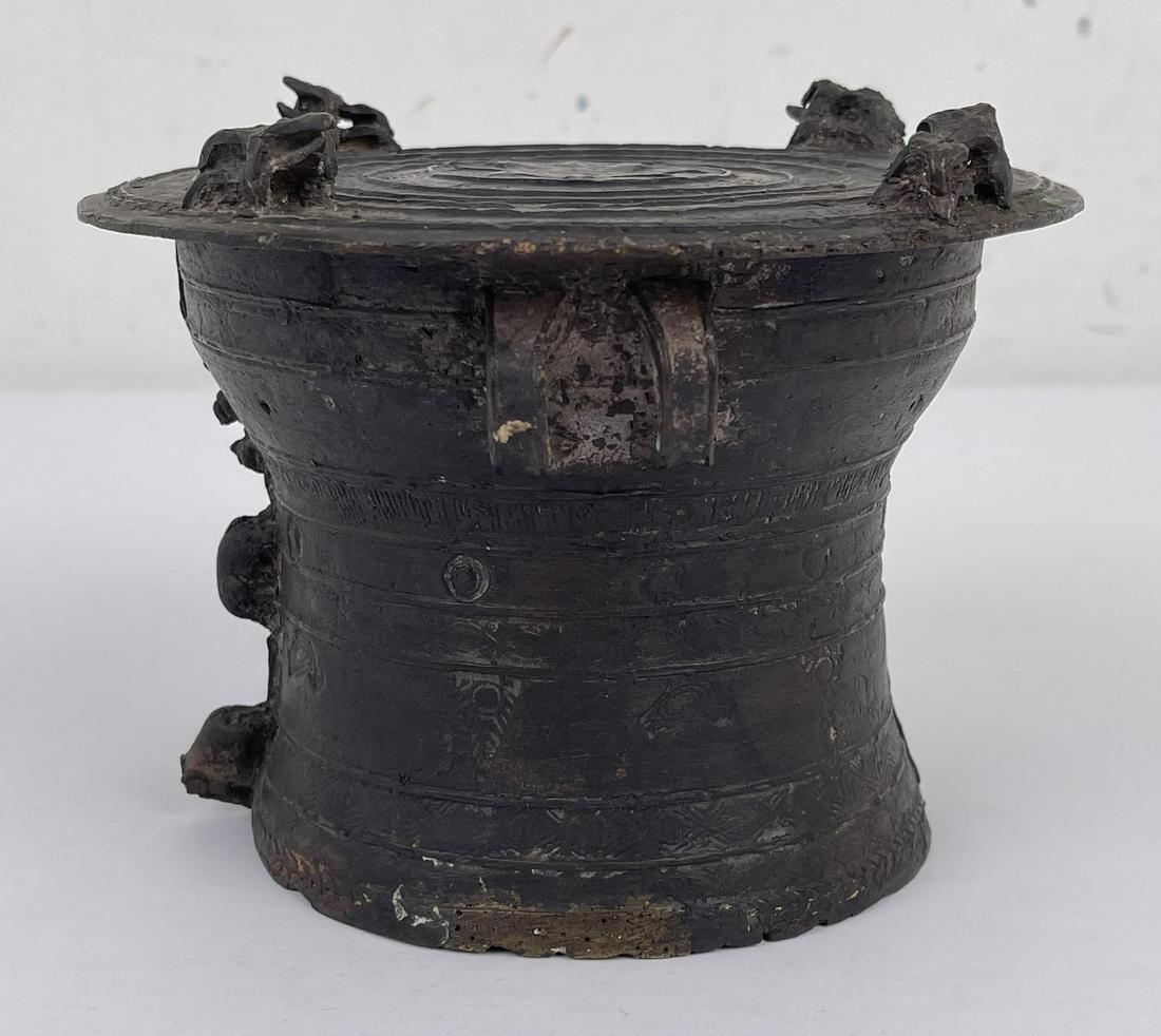 Myanmar Burma Karen Bronze Rain Drum (1 of 10)