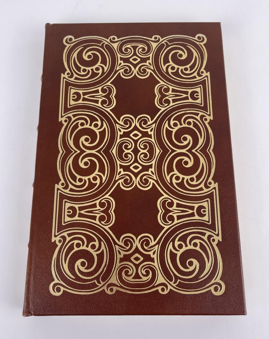 Easton Press 'The Effayes': The Effayes or Counsels Civill & Morall of Francis Bacon Baron of Verulam Viscount Saint Alban. 1981 collector's edition, beautifully bound in leather with gilt edged pages including ribbon bookmark.