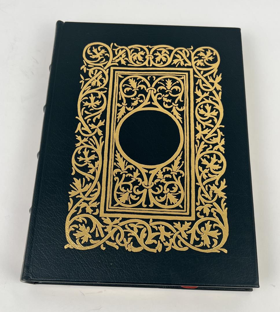 Easton Press 'Faust' by Von Goethe: 1981 collector's edition, beautifully bound in leather with gilt edged pages including ribbon bookmark. Johann Wolfgang Von Goethe 'Faust' A Tragedy: In A Modern Translation By Alice Raphael. The Orig