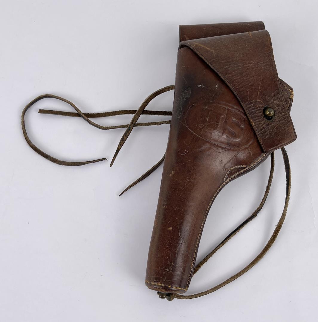 WW1 WWI Model 1917 Colt .45 Revolver Holster: Nice old holster.