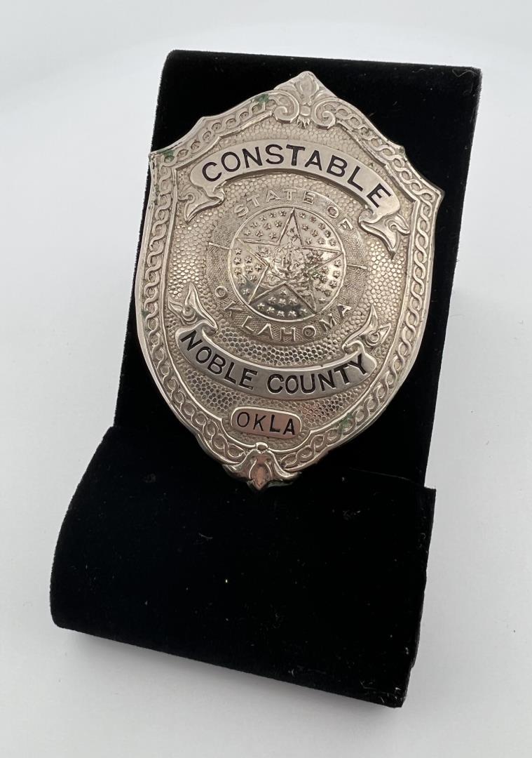 Noble County Oklahoma Constable Badge (1 of 3)