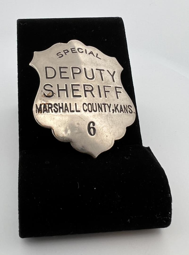 Special Deputy Sheriff Marshall Kansas Badge (1 of 3)