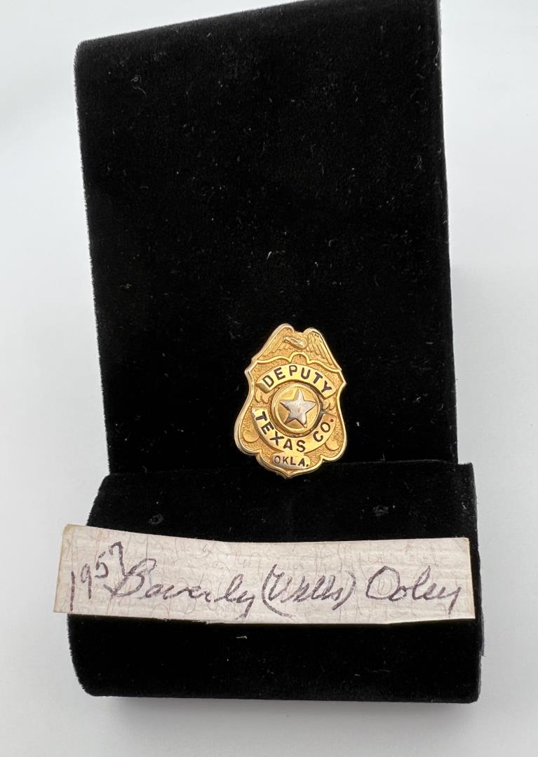 Deputy Sheriff Texas County Oklahoma Badge (1 of 4)