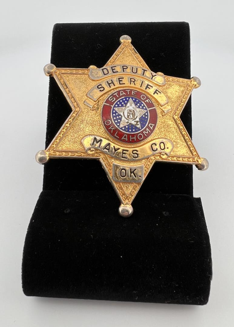 Deputy Sheriff Oklahoma Mayes County Badge (1 of 3)