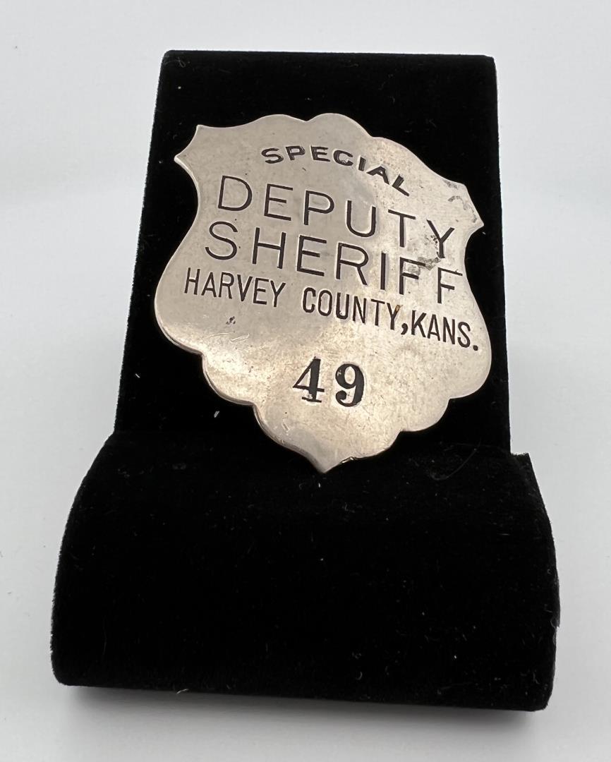 Special Deputy Seriff Harvey County Kansas Badge (1 of 3)