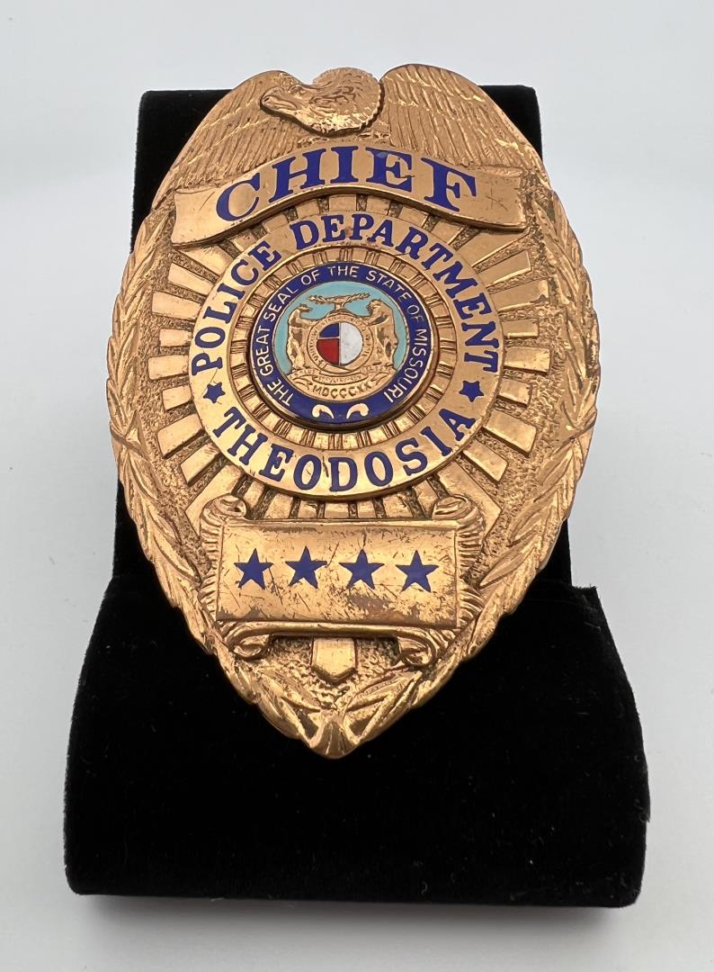 Chief of Police Theodosia Missouri Badge (1 of 4)