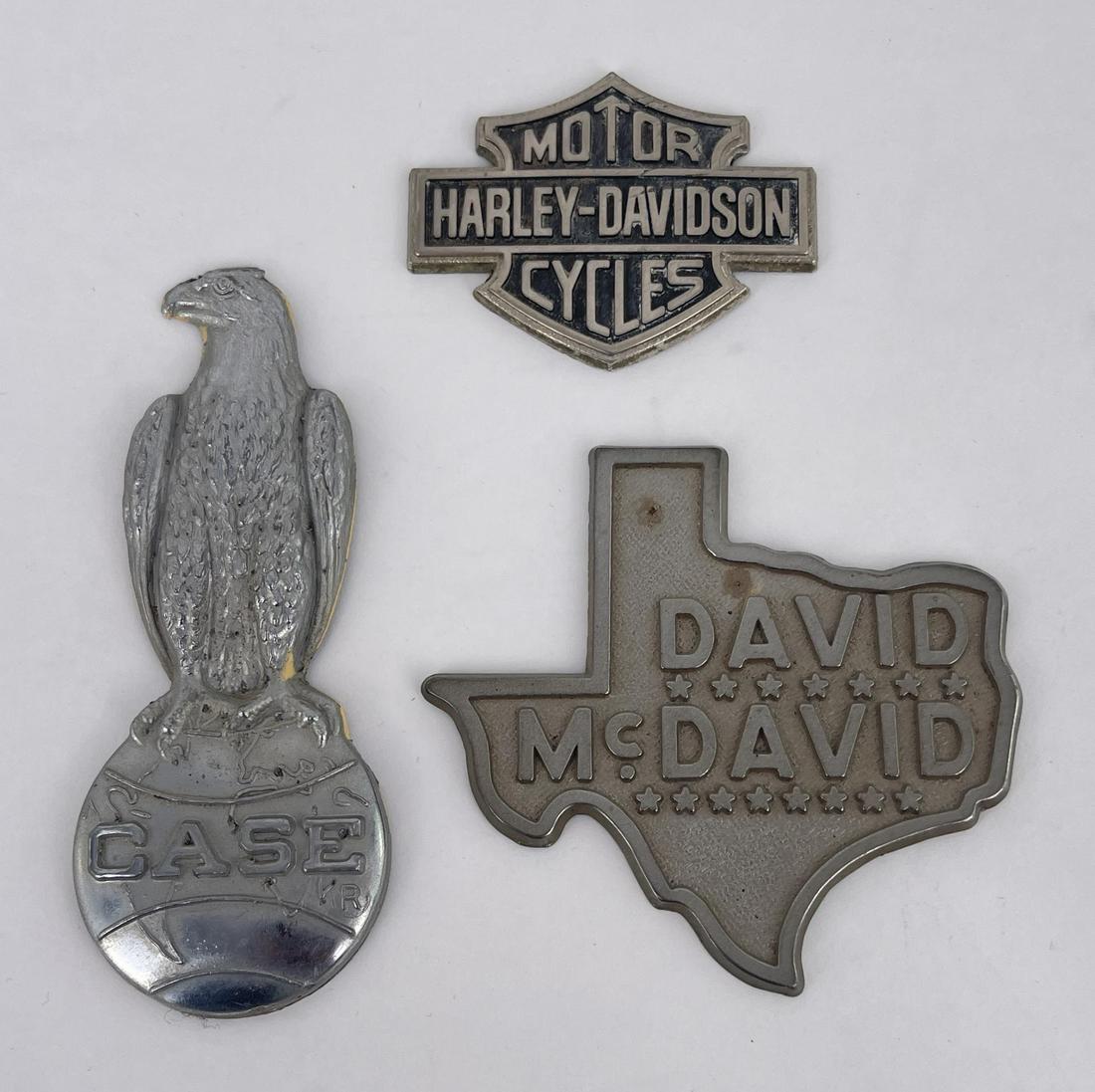 Harley Davidson Case Eagle Texas Emblems (1 of 4)