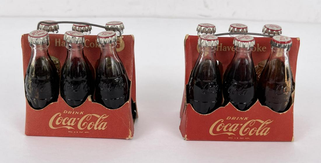 Group of Miniature Coca Cola Bottles (1 of 4)