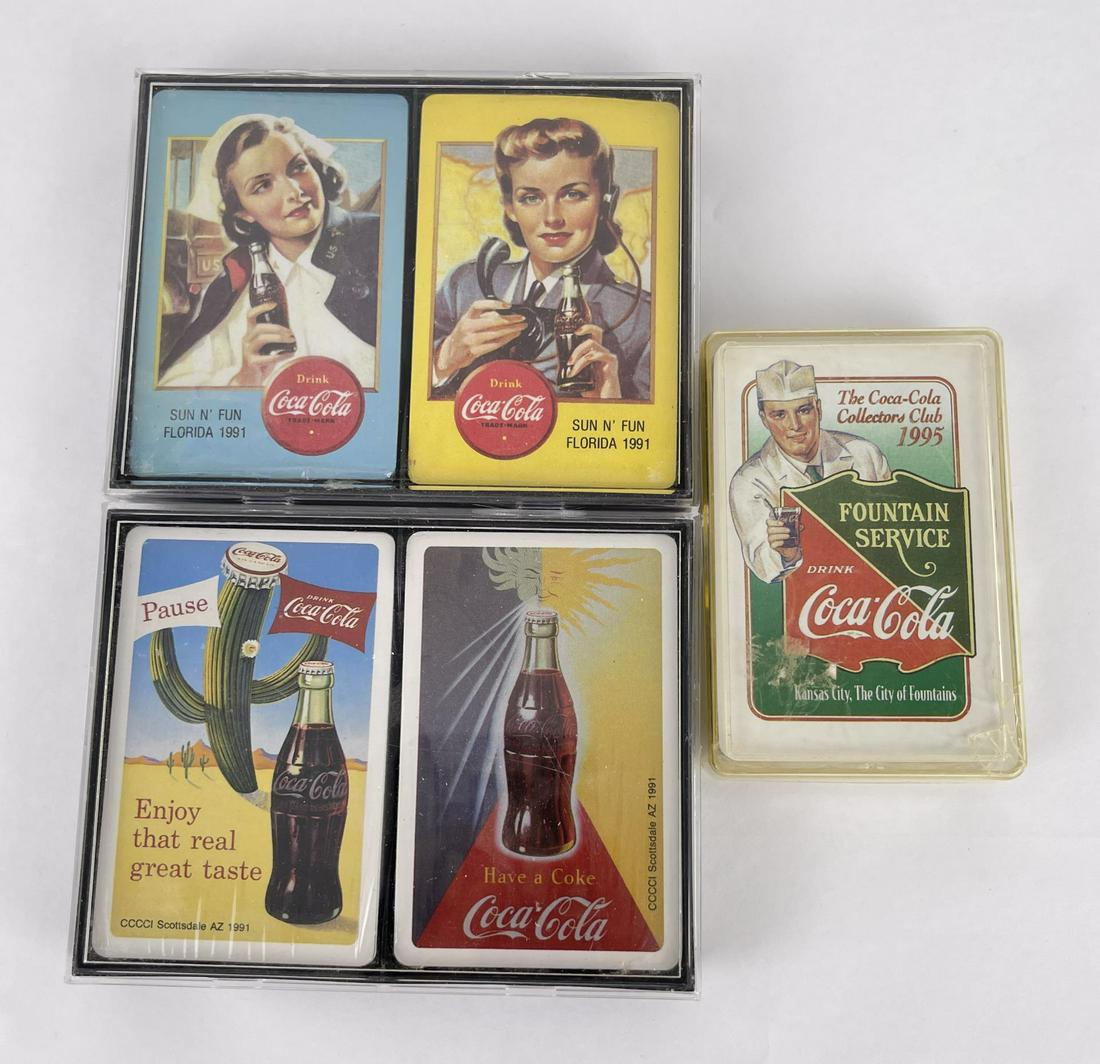Collection of Coca Cola Playing Cards (1 of 3)
