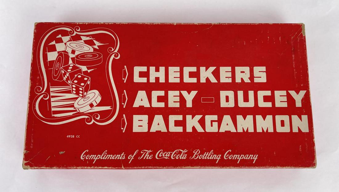 Coca Cola Checkers Acey Ducey Backgammon (1 of 4)