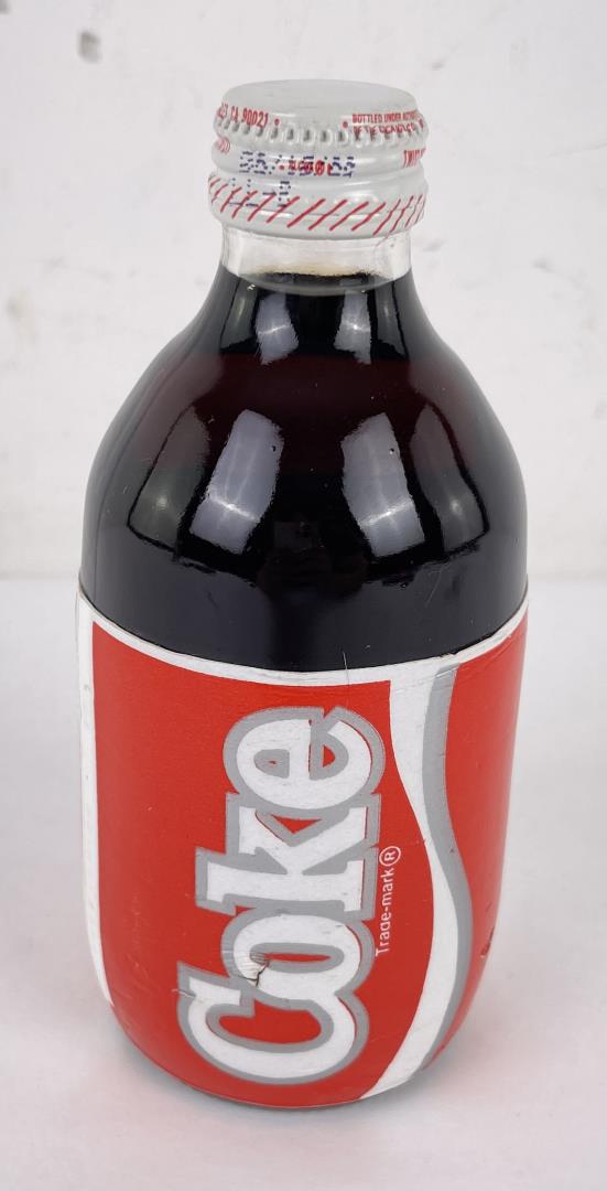 1980s Coca Cola 10oz Bottle: Still full.