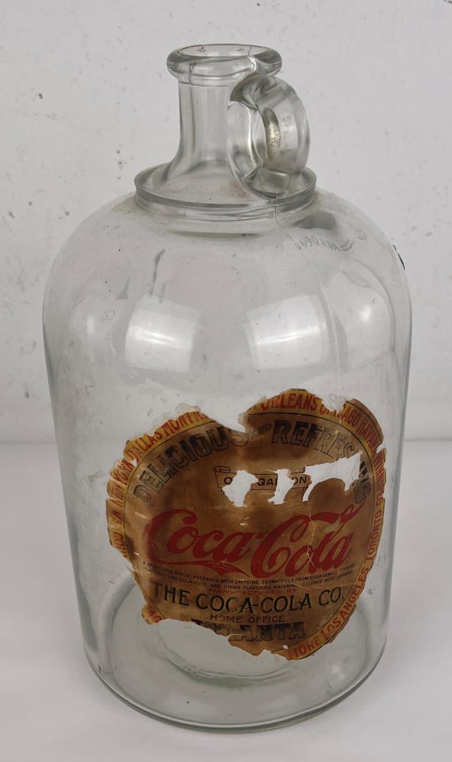 Antique Coca Cola 1 Gallon Glass Syrup Jug (1 of 4)
