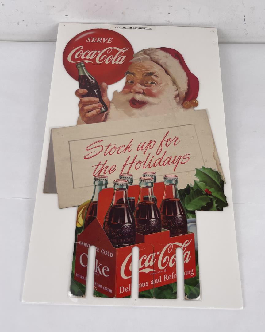 Coca Cola Stock up for the Holidays Carton Sign (1 of 4)