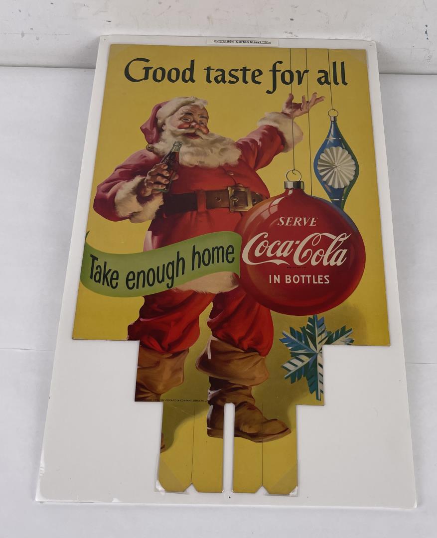 Coca Cola Good Taste for All Santa Carton Sign (1 of 4)
