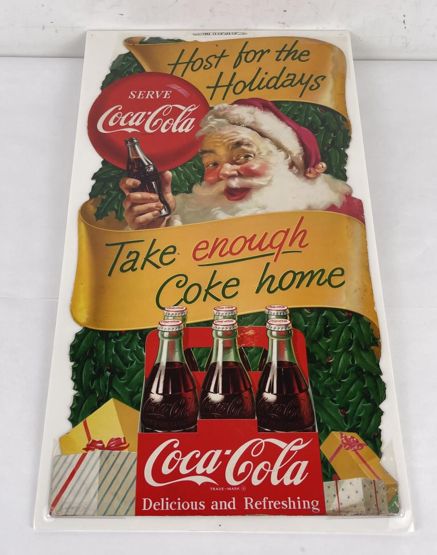Coca Cola Host for the Holidays Santa Carton Sign (1 of 3)