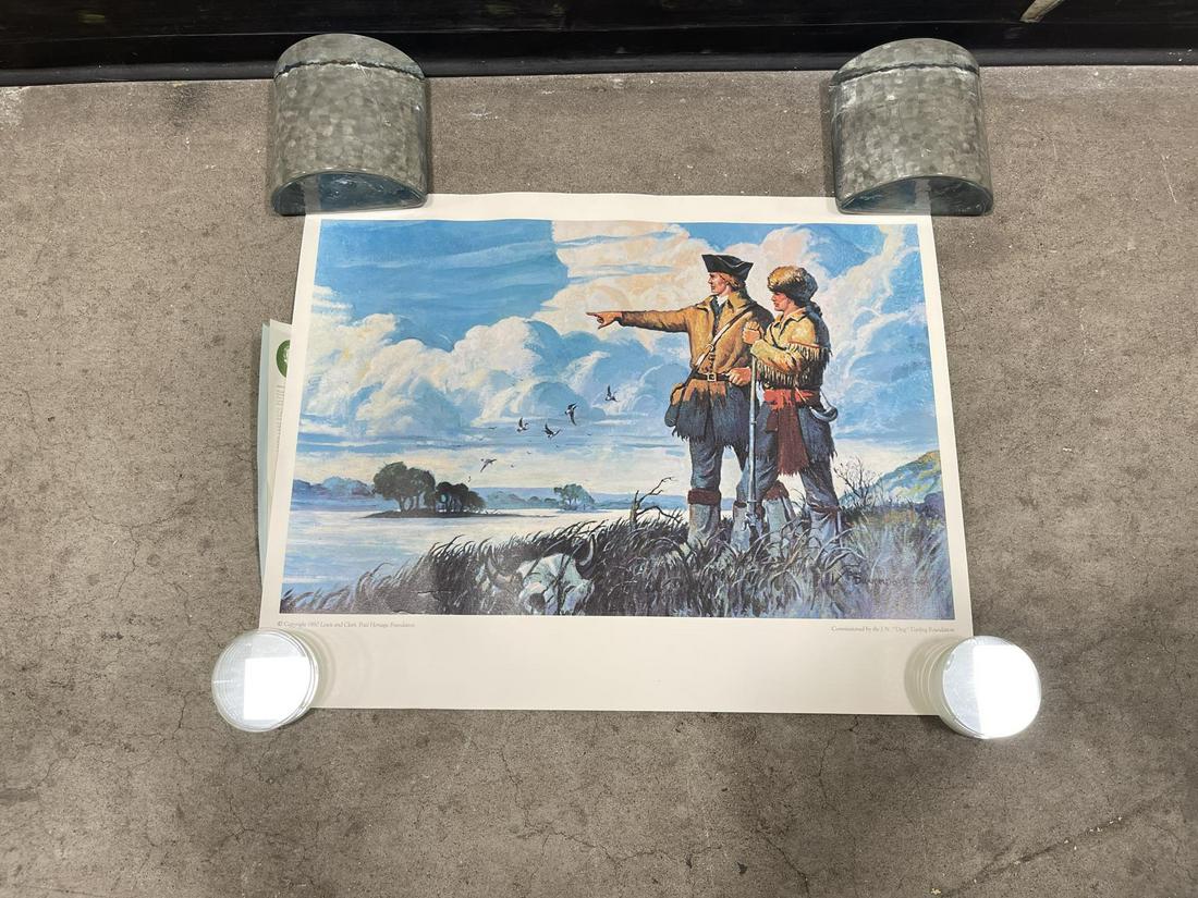 Lewis and Clark Expedition Print: 15 3/4" by 20".