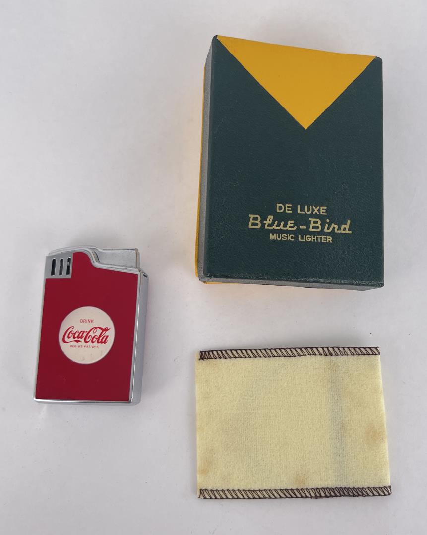 Coca Cola Blue Bird Musical Lighter Hadson (1 of 5)