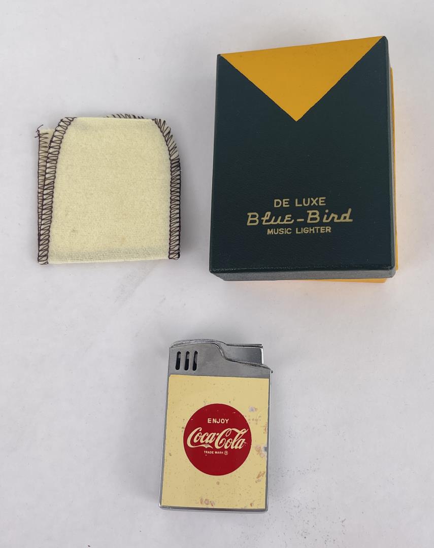 Coca Cola Blue Bird Musical Lighter Hadson (1 of 3)