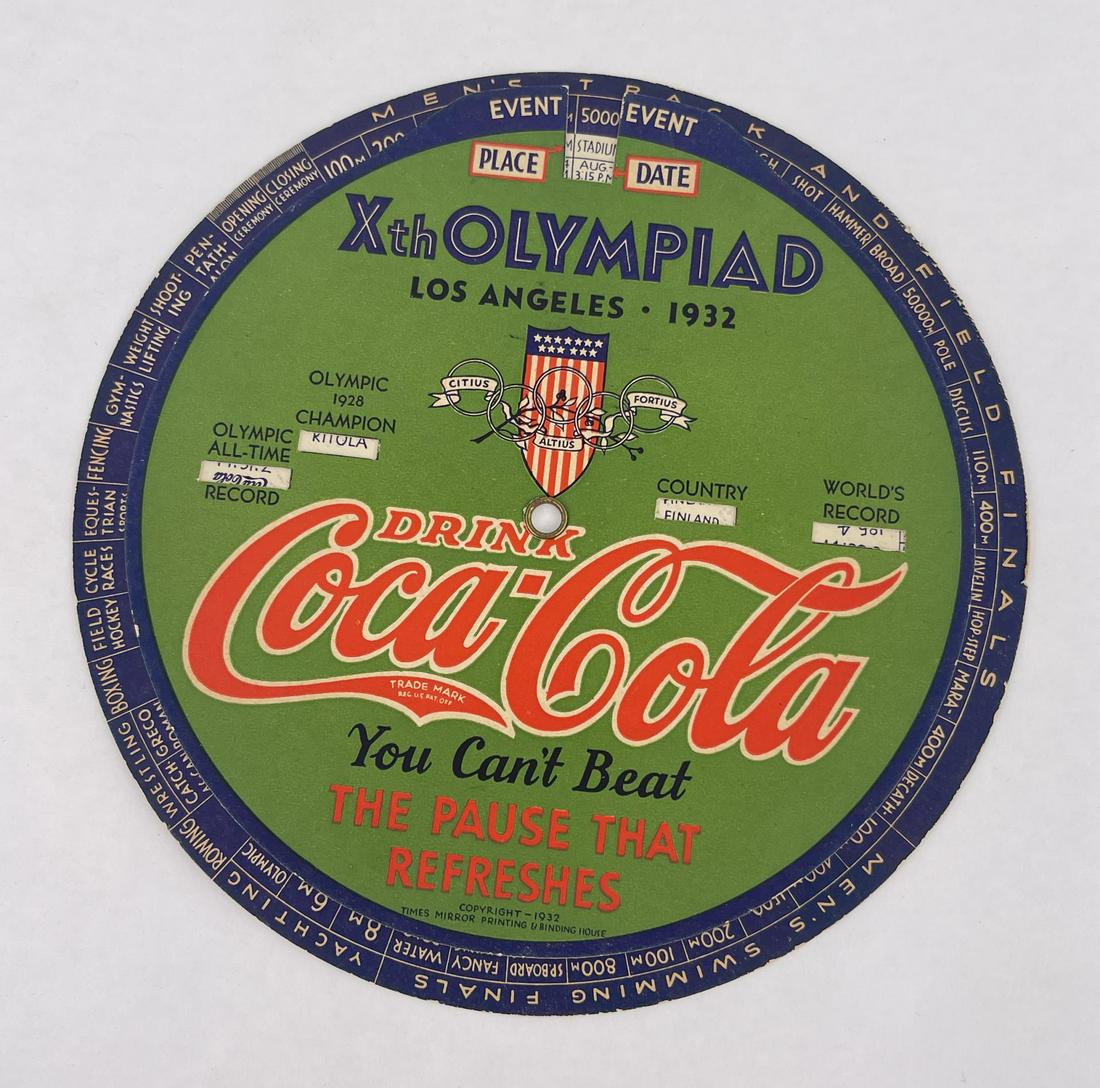 Coca Cola 1932 Los Angeles Olympics Spinner (1 of 3)