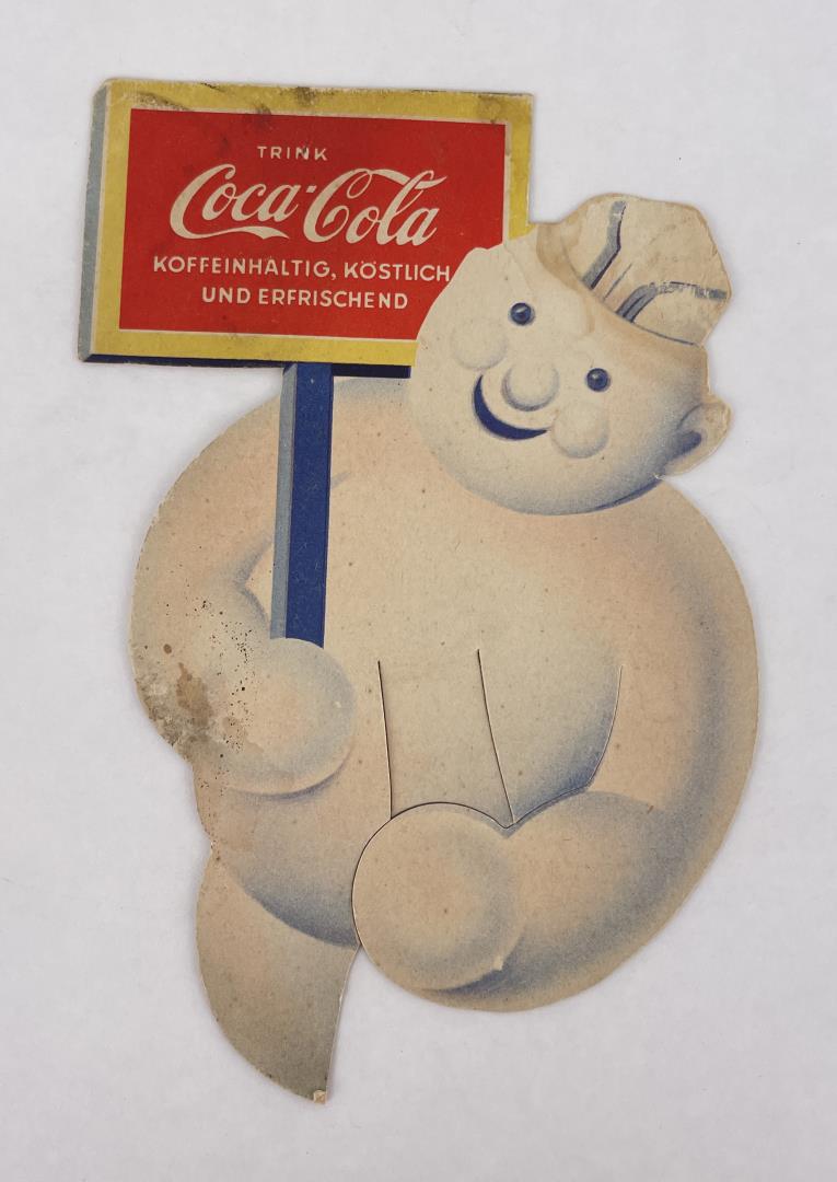 Coca Cola Snowman Bottle Topper Sign (1 of 3)
